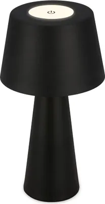 Produktbild von LED Akku-Tischleuchte Tischlampe  innen außen Garten USB IP44 schwarz dimmbar