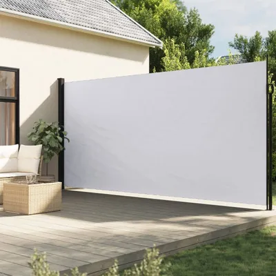 Immagine prodotto di Maison Exclusive - Tenda da sole a cassonetto, estensibile, bianca, 220x500 cm