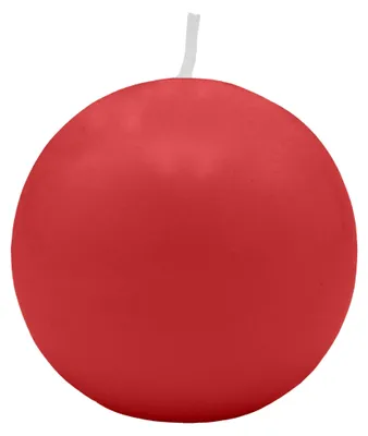 Produktbild von Kugelkerzen Rot Ø 60 mm, 16 Stück