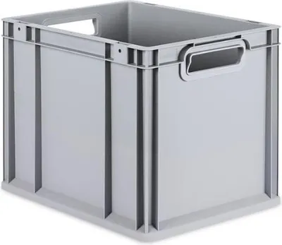 Produktbild von Eurobox NextGen Economy | Griffe offen | HxBxT 32x30x40cm | 30 Liter | Eurobehälter, Transportbox, Transportbehälter, Stapelbehälter