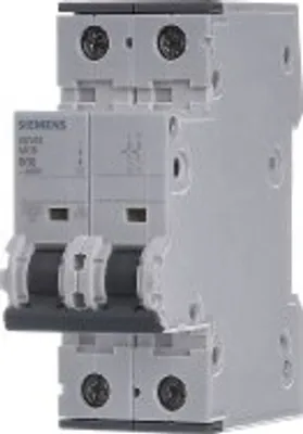 Produktbild von Siemens LS-SCHALTER 6KA 2POL B10, IP20