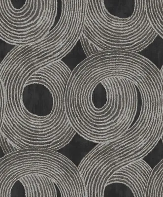 Immagine prodotto di Carta da parati Khroma by Masureel motivo grafico nero - 630855 - 53 cm x 10,05 m