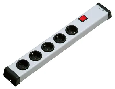 Immagine prodotto di EHMANN Presa multipla universale con interruttore, 5 prese, collegabile