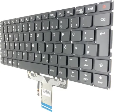 Obrázek produktu pro GERMAN - Černé podsvícení klávesnice kompatibilní pro Lenovo IdeaPad 710S-13IKB Plus 80W3