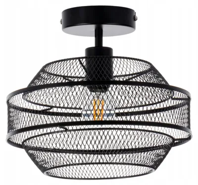 Produktbild von LightLogic LL KASS XXL Spotlampe Schwarz E14 Deckenleuchte