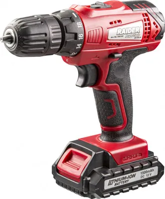 Obrázok produktu pre Akumulátorová vŕtačka - skrutkovač 28Nm, 12V, 2x1,5Ah Raider RD-CDL34