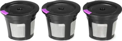Image de 3pcs/set Capsule de café réutilisable pour Keurig 2.0 & 1.0 Brewers Filtres à café rechargeables
