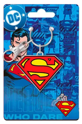 Obrázok produktu pre Superman – logo – kovový prívesok na kľúče