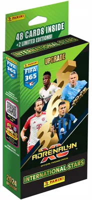 Produktbild von Blister International Stars FIFA 365 2024 Upgrade Adrenalyn Panini Cards