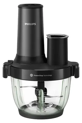 Produktbild von Philips 5000 series HR1507/00, 2 l, 16000 RPM, Schwarz, Edelstahl, Kunststoff, 1,2 m