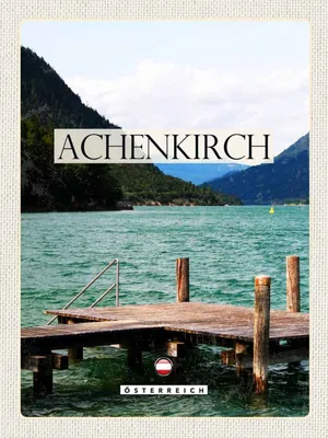 Image de vianmo Panneau en bois 40x30 cm Achenkirch Österreich Familienurlaub