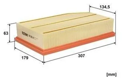 Produktbild von Luftfilter FILTRON AP 093/8 für JEEP Wrangler IV (JL) Filtereinsatz