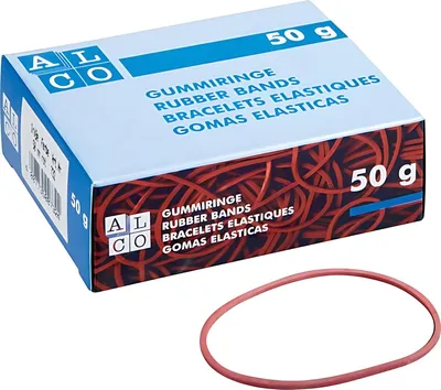 Produktbild von Alco Gummiring Naturkautschuk Ø 40 mm rot 50 g