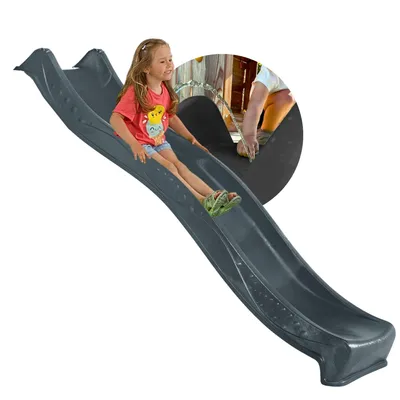 Produktbild von Spielturmking Wellenrutsche WATERSLIDE 2,30 m Podesthöhe 1,20 m - Anthrazit 32382-63
