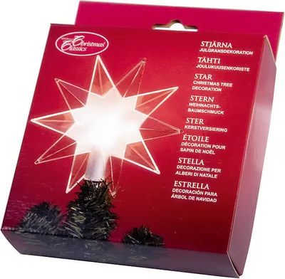 Produktbild von Best Season Baumspitze "Top Star Clear" beleuchtet Material: Kunststoff, Farbe transparent, 089-96