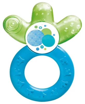 Produktbild von MAM Kühlbeißring 4+ Monate - Beißring zum Beißen mit kühlender und beruhigender Wirkung - Erreicht die Hinterzähne - Zufällige Farbauswahl – Ohne Befestigung, Größe 4+mois - réfrigérant