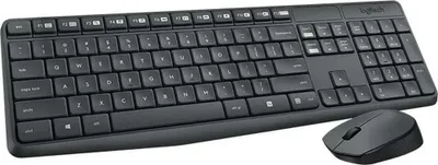 Produktbild von Logitech MK235 - Tastatur-und-Maus-Set - kabellos - 2.4 GHz - Ungarisch