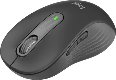 Image de Logitech Signature M650 L for Business - Maus - Für Rechtshänder - 5 Tasten - kabellos - Bluetooth, 2.4 GHz - Logitech Logi Bolt USB-Receiver - Graphite