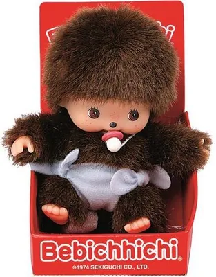 Image de Monchhichi 15cm - culotte bleue garçon (Monchichi)
