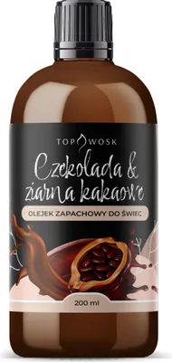 Image de Huile parfumée au chocolat et aux fèves de cacao, 200 ml