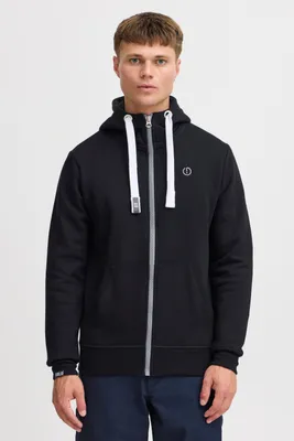 Produktbild von SOLID SDBenn High Neck Herren Zip-Hoodie Sweatjacke Kapuzenjacke Hoodie mit Kapuze Reißverschluss Kängurutasche Baumwollmischung Regular fit
