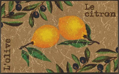 Produktbild von wash+dry Schmutzfangmatte Le Citron - 75 x 120 cm
