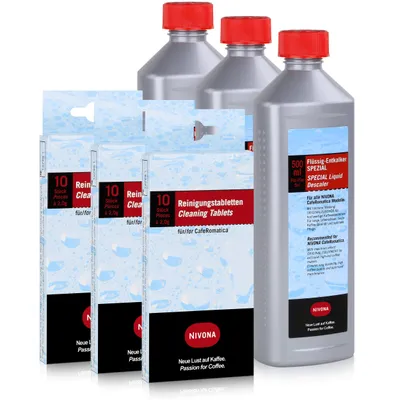 Produktbild von 3x Nivona Reinigungs Set für Ihren Kaffeevollautomaten CafeRomatica