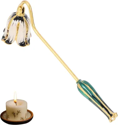 Immagine prodotto di Candela, spegnifiamma vintage in acciaio inossidabile, spegnifiamma per candele da interno, fermalume in metallo