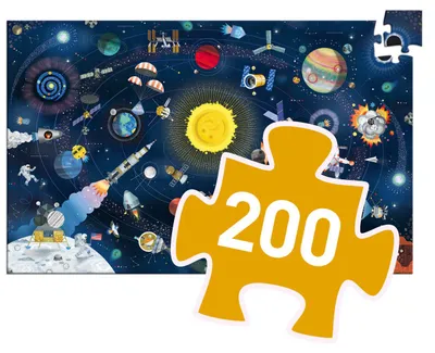 Produktbild von DJECO Puzzle Beobachtung: das Universum 200 Teile