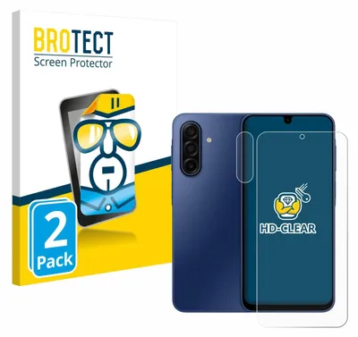 Produktbild von 2x Für Samsung Galaxy A17 4G (Display+Kamera) Schutzfolie BROTECT Displayschutz Display Schutz Folie Klar Transparent