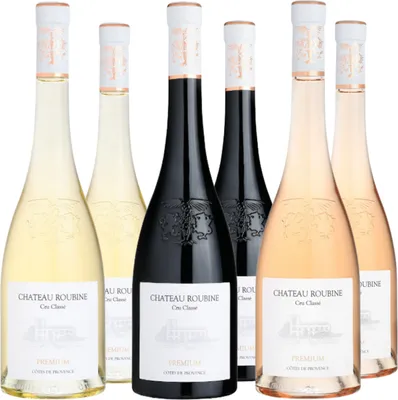 Produktbild von Set of  Cuvee Premium Chateau Roubine – 6x75cL rose, Rouge, Blanc