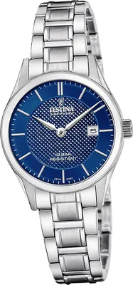 Produktbild von Festina Damenuhr Swiss Made Armbanduhr Edelstahl silber D2UF20068/5