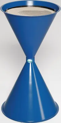 Image de VAR Cendrier sur pied D400xH730mm bleu gentiane - 11671