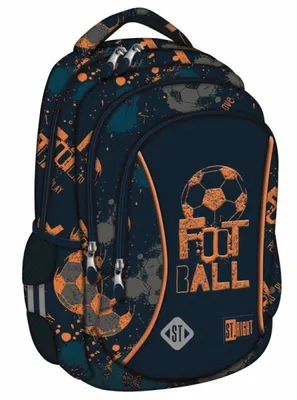 Produktbild von Schulrucksack Schultasche St.Right BP26 19L, SOCCER BALLS