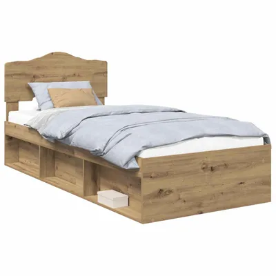 Obrázek produktu pro vidaXL Artisan dubový rám postele 90 x 190 cm borovicový masiv