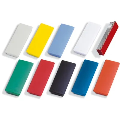 Obrázek produktu pro Magnet Discofix Block2 1665106 55x22mm červený 10 kusů