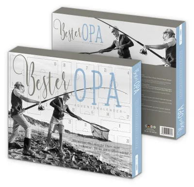 Produktbild von itenga Adventskalender gefüllt "Bester Opa"