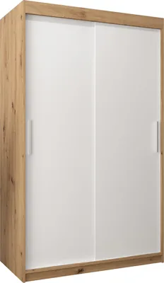 Produktbild von Kleiderschrank, Schiebetürenschrank Schlafzimmer, Schrank TOKYO 120 cm