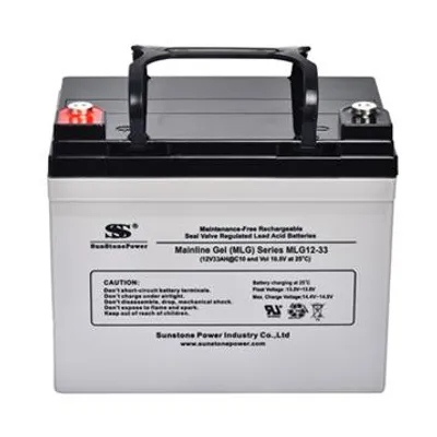 Produktbild von Sunstone 12V 33Ah wiederaufladbare AGM Bleibatterien VRLA Blei Akkus M6 USV Stromspeicher