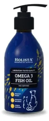 Obrázek produktu pro HOLISTA Omega 3 rybí olej - doplňky stravy pro psy a kočky - 250 ml