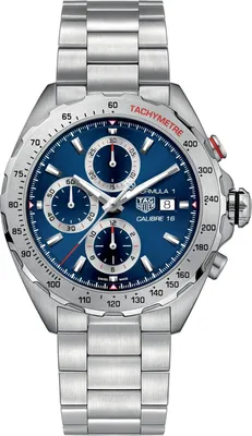 Zdjęcie produktu dla Zegarek męski Tag Heuer Formula 1 Chronograph, srebrno-niebieski CAZ2015.BA0876