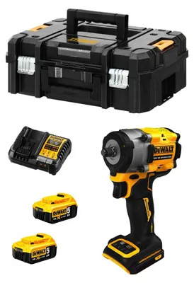 Zdjęcie produktu dla Wkrętarka udarowa DeWALT DCF923P2T (2 x 5,0 Ah + DCB1104 + TSTAK II)