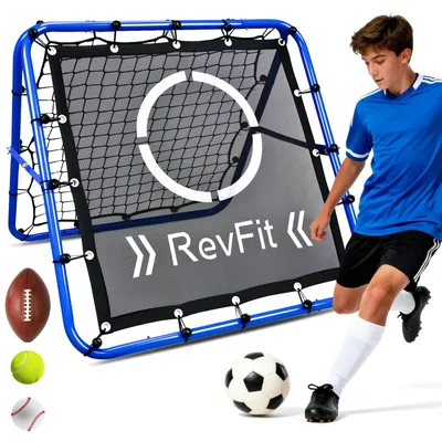 Image de Solidchoice - Filet de rebond réglable, double face, pour le football et les sports