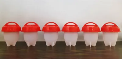 Produktbild von Eierkocher aus Silikon 6 teiliges Set