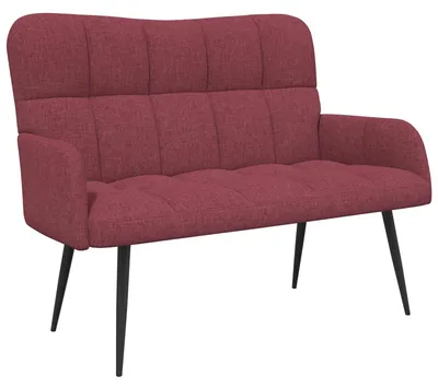 Obrázok produktu pre vidaXL Dvojmiestna pohovka, vínovo červená, 115 x 61 x 87 cm, látka