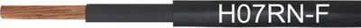 Immagine prodotto di 37001 HELU KABEL H07RN-F Cavo unipolare in gomma 1X1,5mm² OD 5,7mm - 7,1mm tensione nominale Uo/U 450V/750V - 1 metro