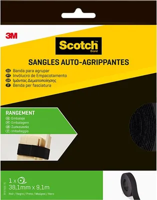 Immagine prodotto di Nastro adesivo Scotch nero 38,1 mm x 9,1 m, RF37500 76