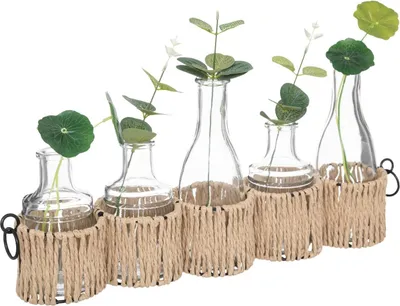 Immagine prodotto di Set di 5 Soliflores - Vetro - H29 -5 cm - Atmosphera créateur d'intérieur
