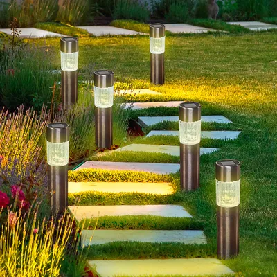 Produktbild von LED Solar-Gartenleuchte Set, 6 Stück, Ø4,5x15cm