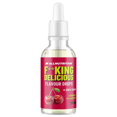 Produktbild von ALLNUTRITION FITKING DELICIOUS FLAVOUR DROPS 50ml Kirsche
